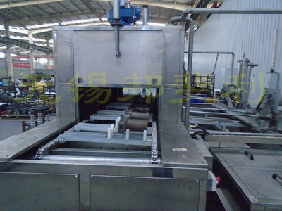 工程机械引导轮涨紧油缸清洗机