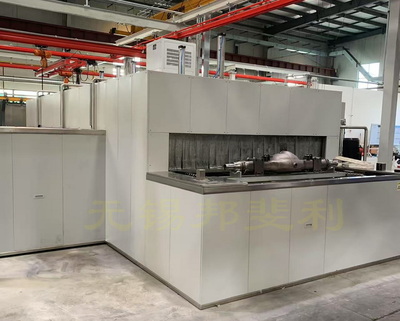 步进通过式后桥壳清洗机